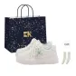 White Green (Shopping Bag-Includes Socks)