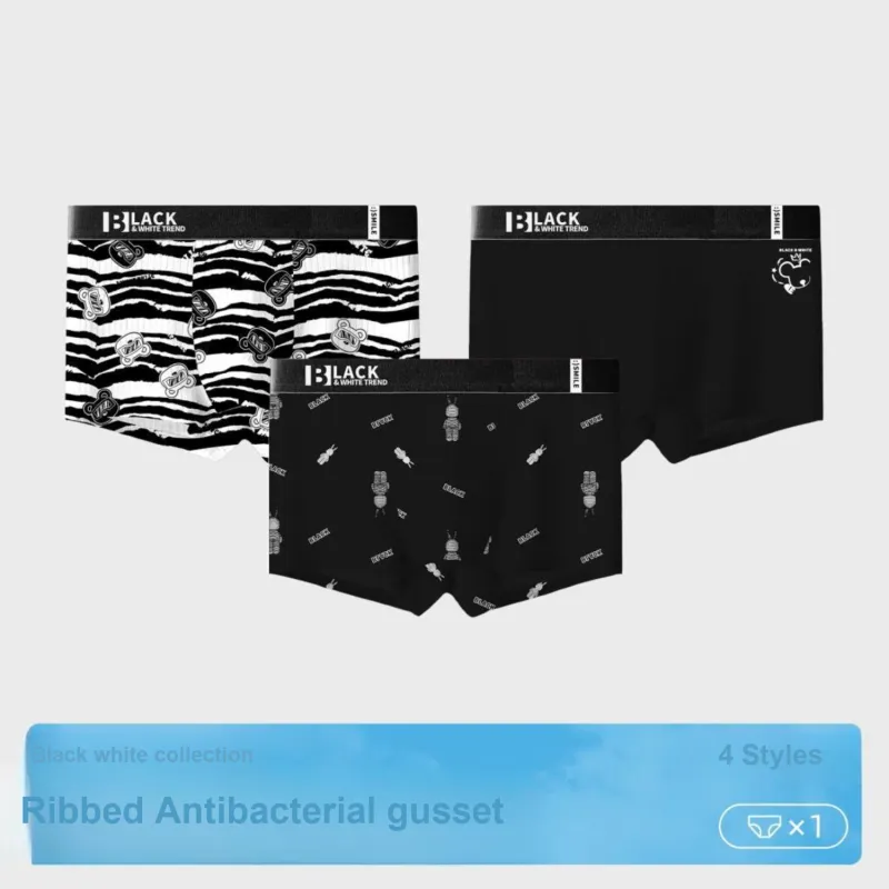 Qiao Ni Tong Underpants Men's 3 Pack-1