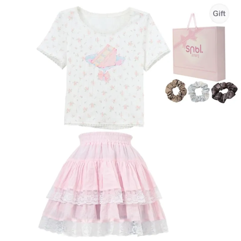 SNBL Two Piece Skirt Sets Women's-0