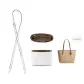 Glacier White Adjustable Strap+Brown DuPont Paper Liner