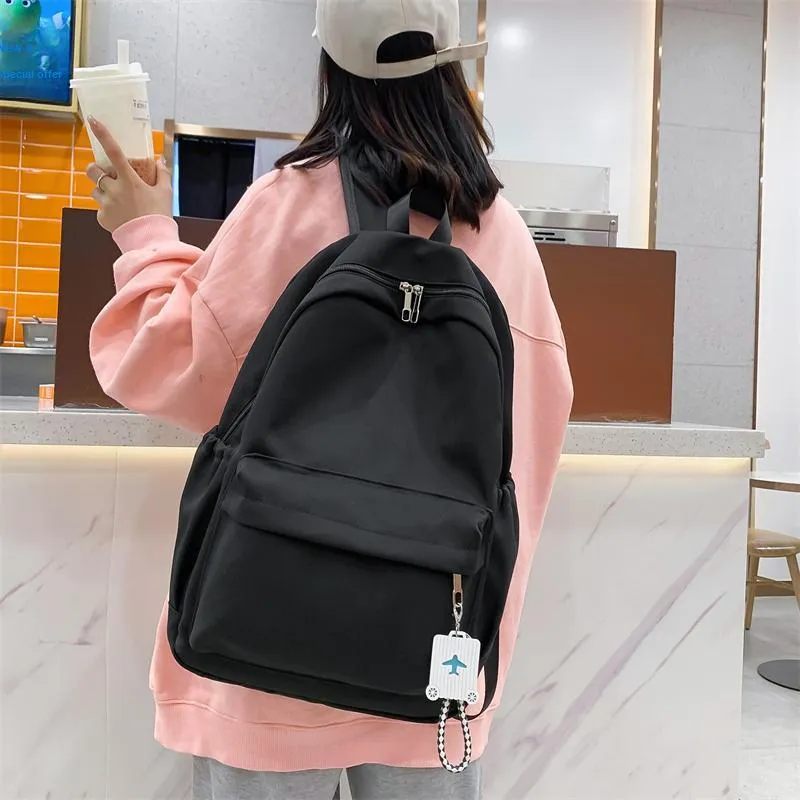 Venerable Brahma Nylon Backpack Regular Women's Black/Green/Blue/Light Khaki/Pink-3