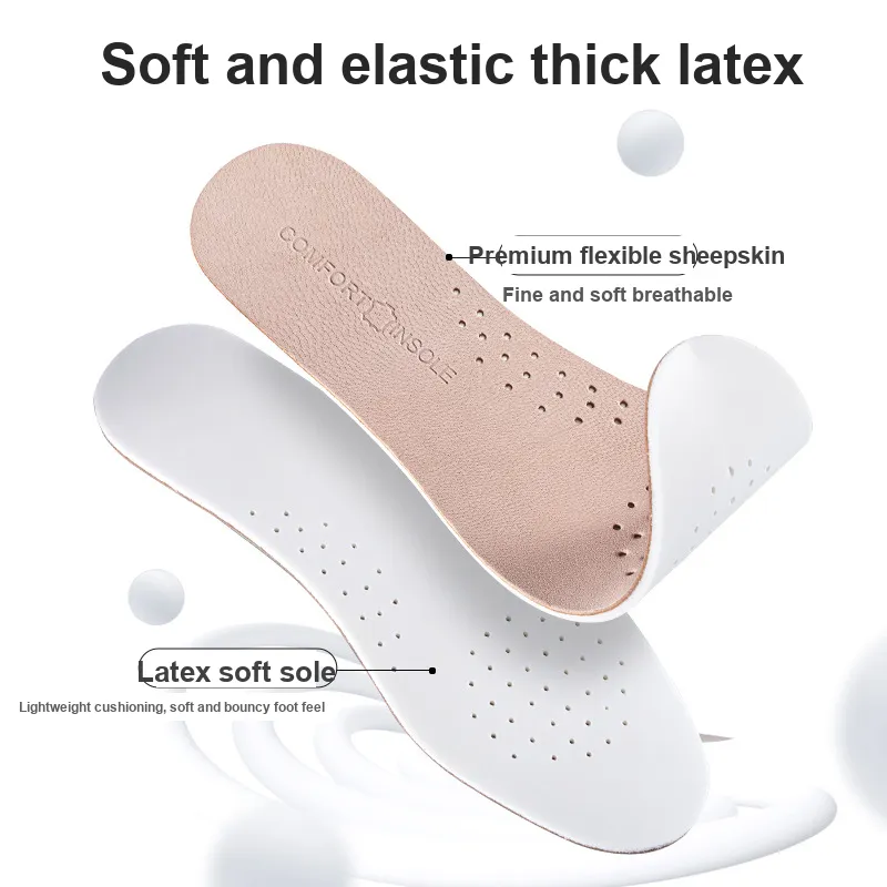 BEAR UNION Top Grain Sheepskin+Latex Insoles Unisex-2