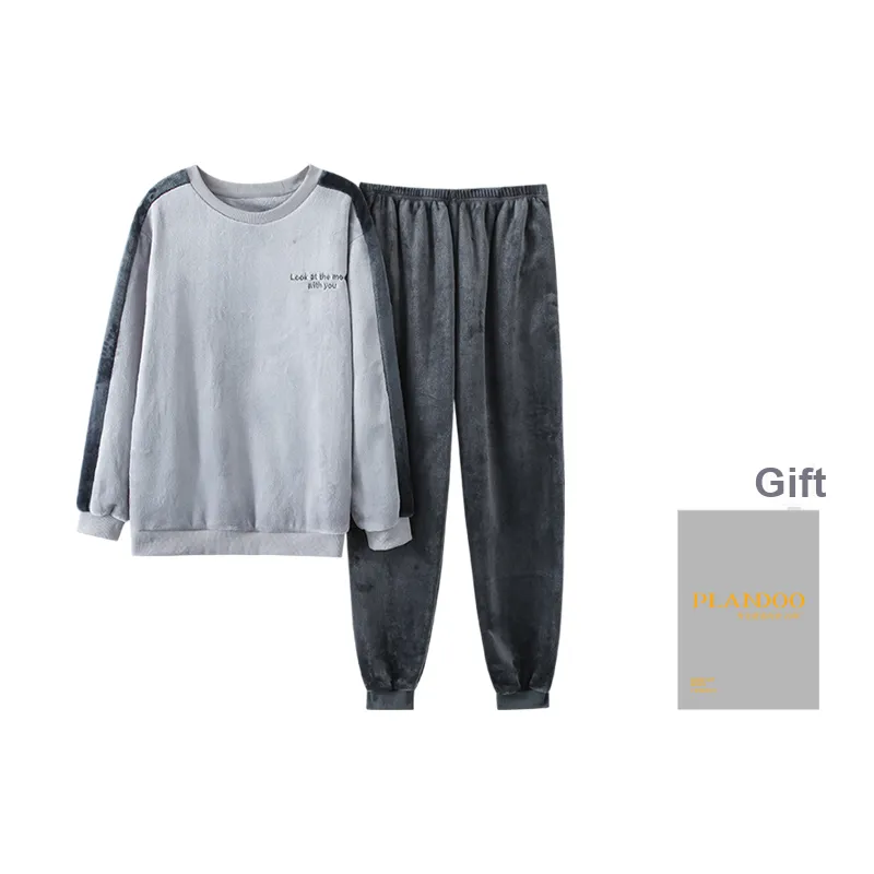 PLANDOO Pajama Set Men's Gift Box Set-3