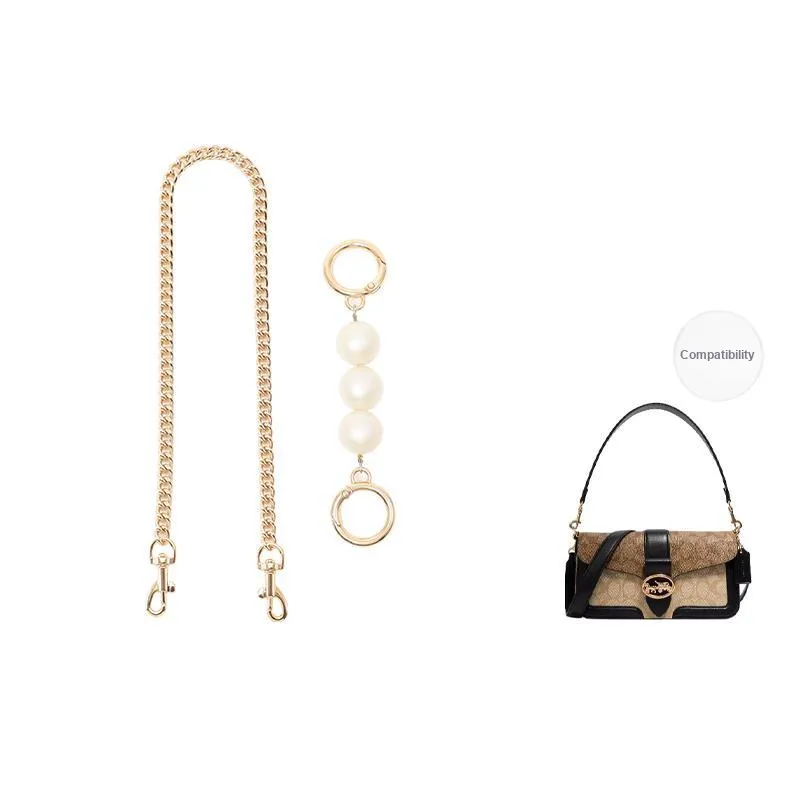 Gloya Metal Bag Accessory Women's Gold Tone-12