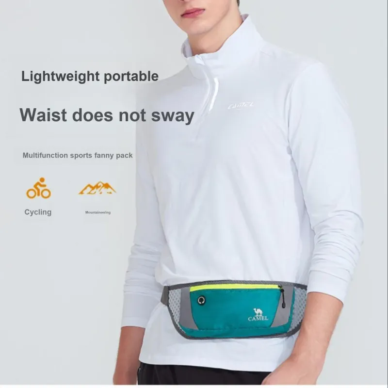 CAMEL Polyester Fanny Pack Regular Unisex Yellow/Green-1