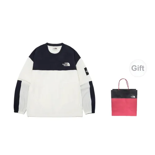 THE NORTH FACE Sweatshirts Unisex Cream+Gift Bag