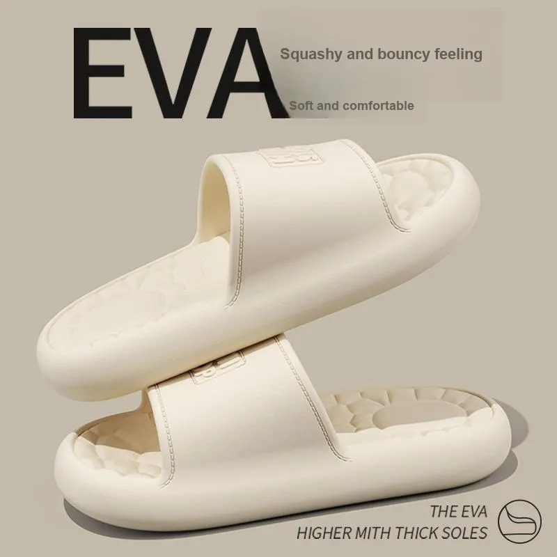 Foot Recreation Summer Comfortable Wave Slip Resistant Soft Home Slippers, Unisex-16