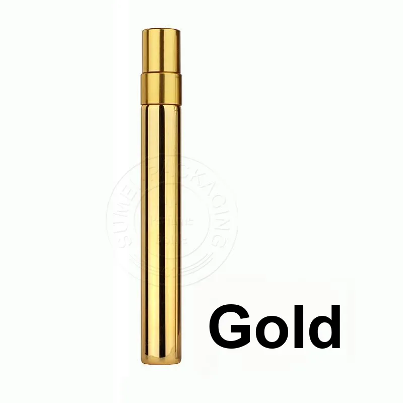JIANYINGSHU 10ml Perfume Refill Bottle Travel Portable Sample Spray Magic Glass Empty Bottle Electroplated Push Button-1