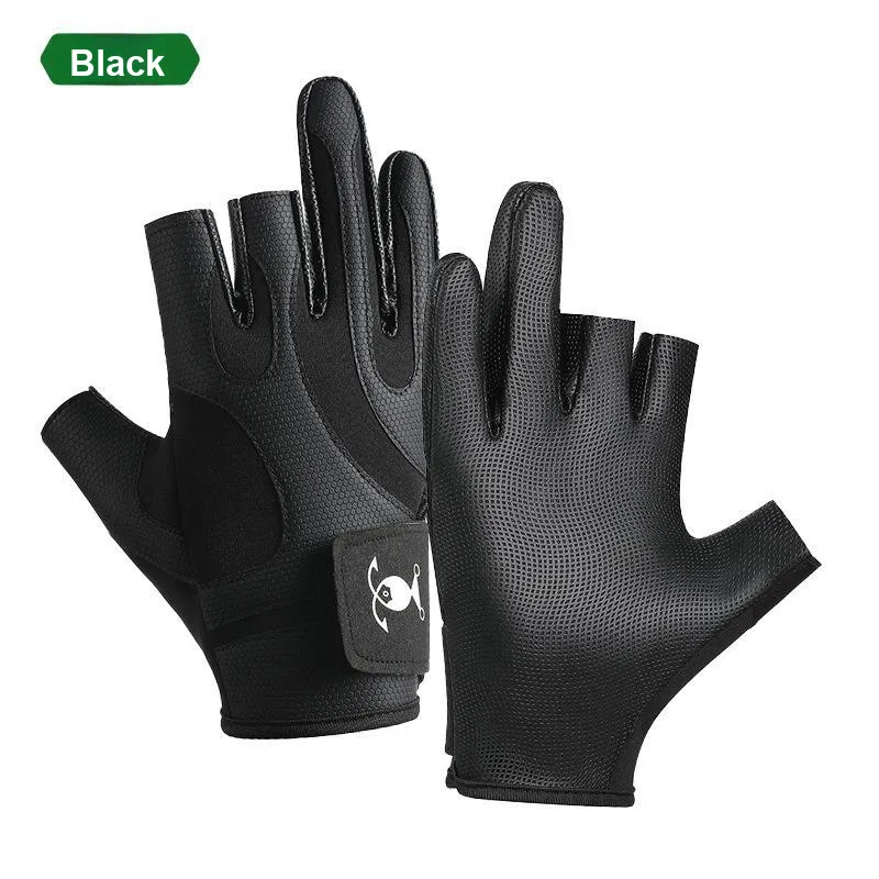 Mulinsen PU Leather Fishing Gloves Unisex-1