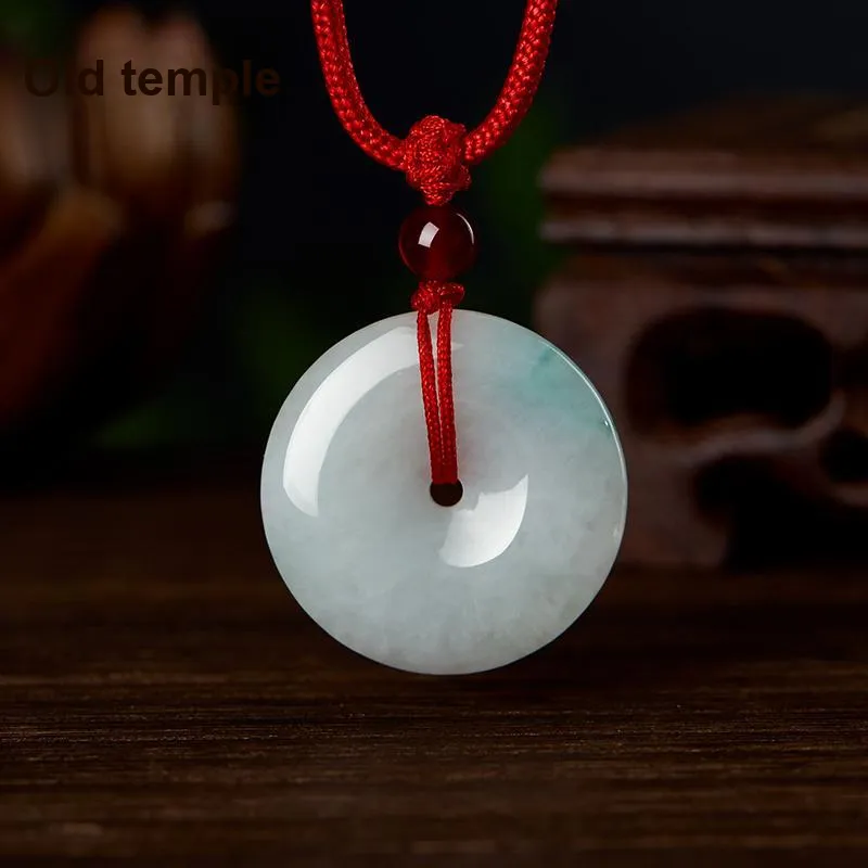 LAOMIAO Glutinous Jade Jadeite Necklaces Unisex-4