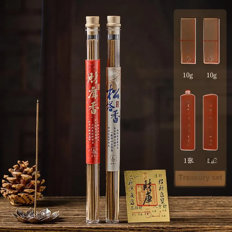 Waiters SF Financial Warehouse Fragrant Pine Cone Coil Incense Set-2