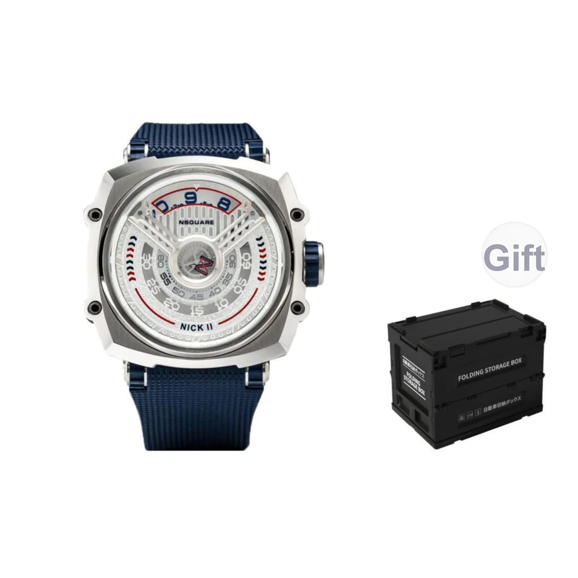 NSQUARE Automatic Mechanical Movement Watch Men's Watches White Dial