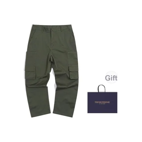 Teenie Weenie Men Вечнозеленый Коллекция ZERO PRESSURE Брюки Карго Унисекс Армейский зеленый Хаки Черный Темно-синий