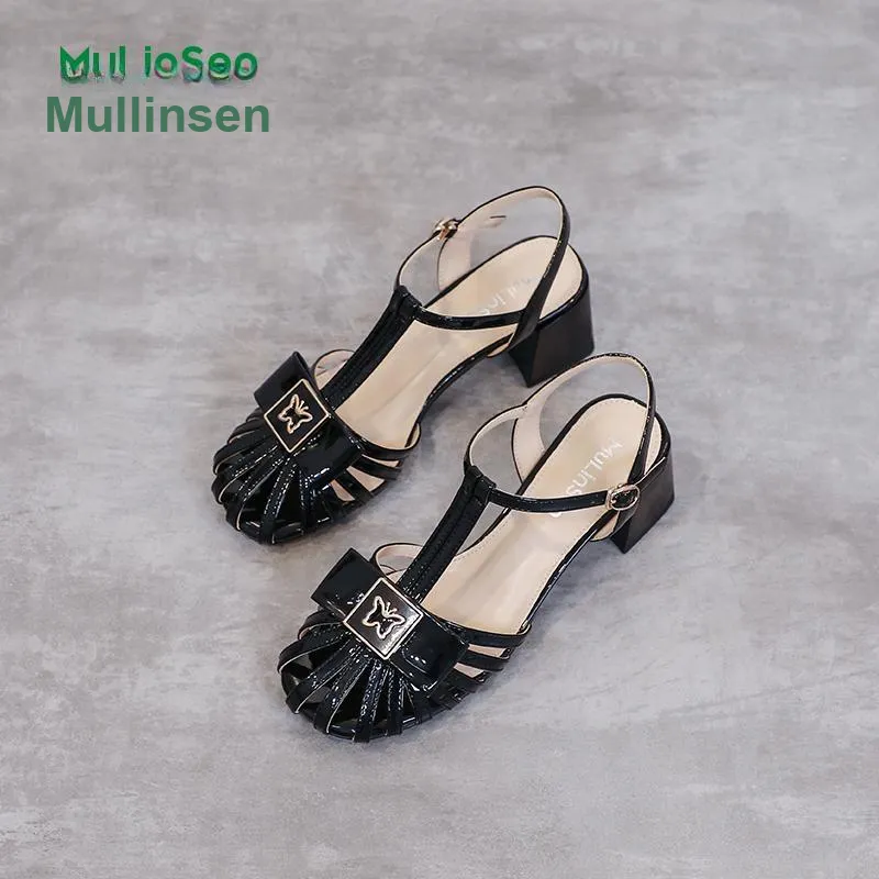 Mulinsen One Strap Sandals 5 8cm Women's-19