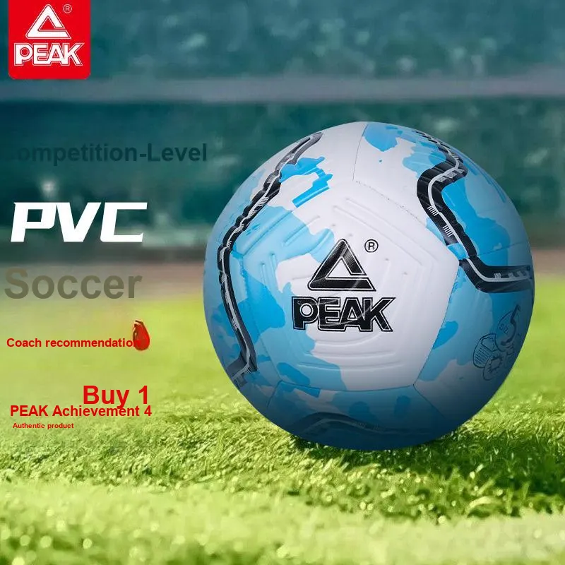 PEAK Size 5 Soccer PVC Machine Stitched Soccer Ball Unisex-1