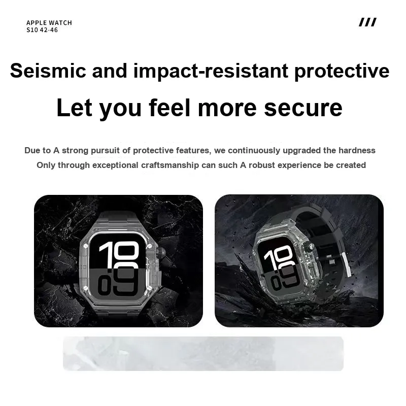 MSSM Apple Compatibility Watch Band 16.76cm~21.33cm 46 Watch Dial Silicone Material-12