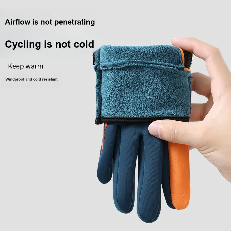 NANJIREN Thickened Warm Gloves Men's-6