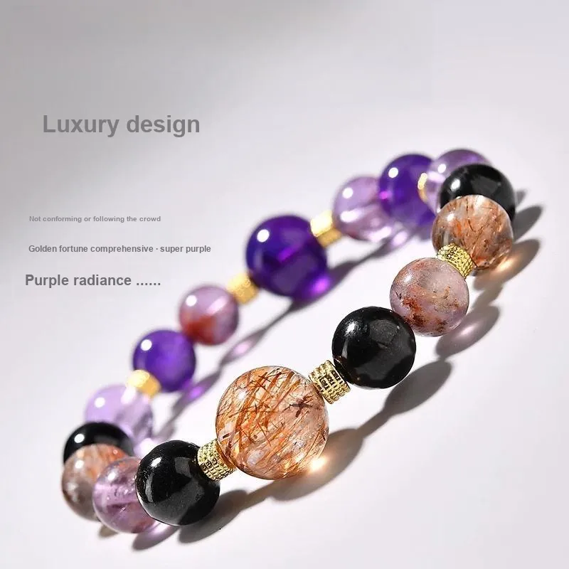 Harf Tiger's Eye Stone Jade Bracelets Unisex-14