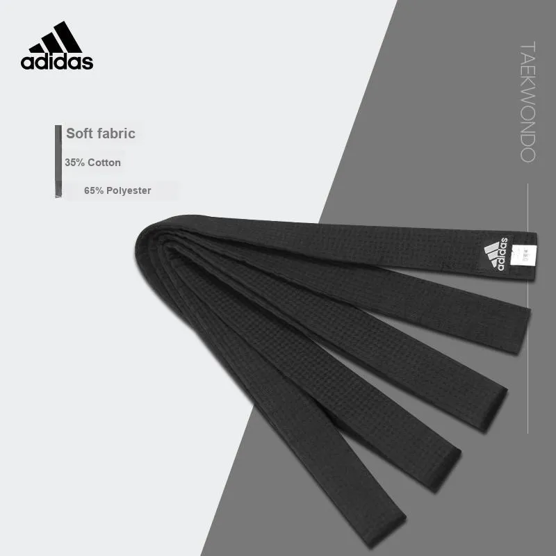Adidas Taekwondo Equipment Taekwondo Belt Black-5