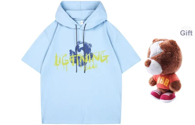 LIGHTNING BEAR T Shirts Unisex-12