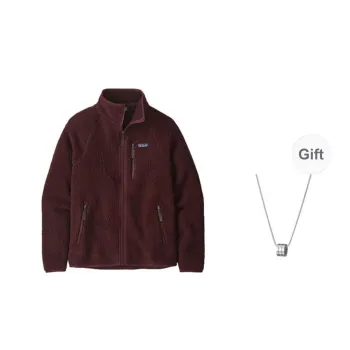 Patagonia Jacket Men's Red Comes With Necklace