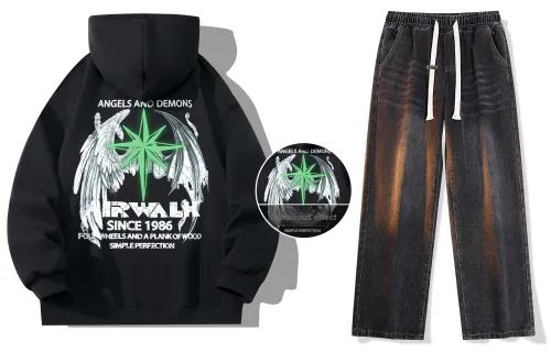 Airwalk Sweatshirt Sets Unisex