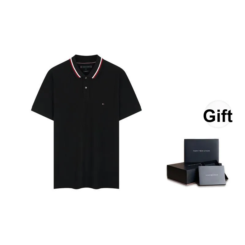 Tommy Hilfiger Logo embroidered Polo Shirt-15
