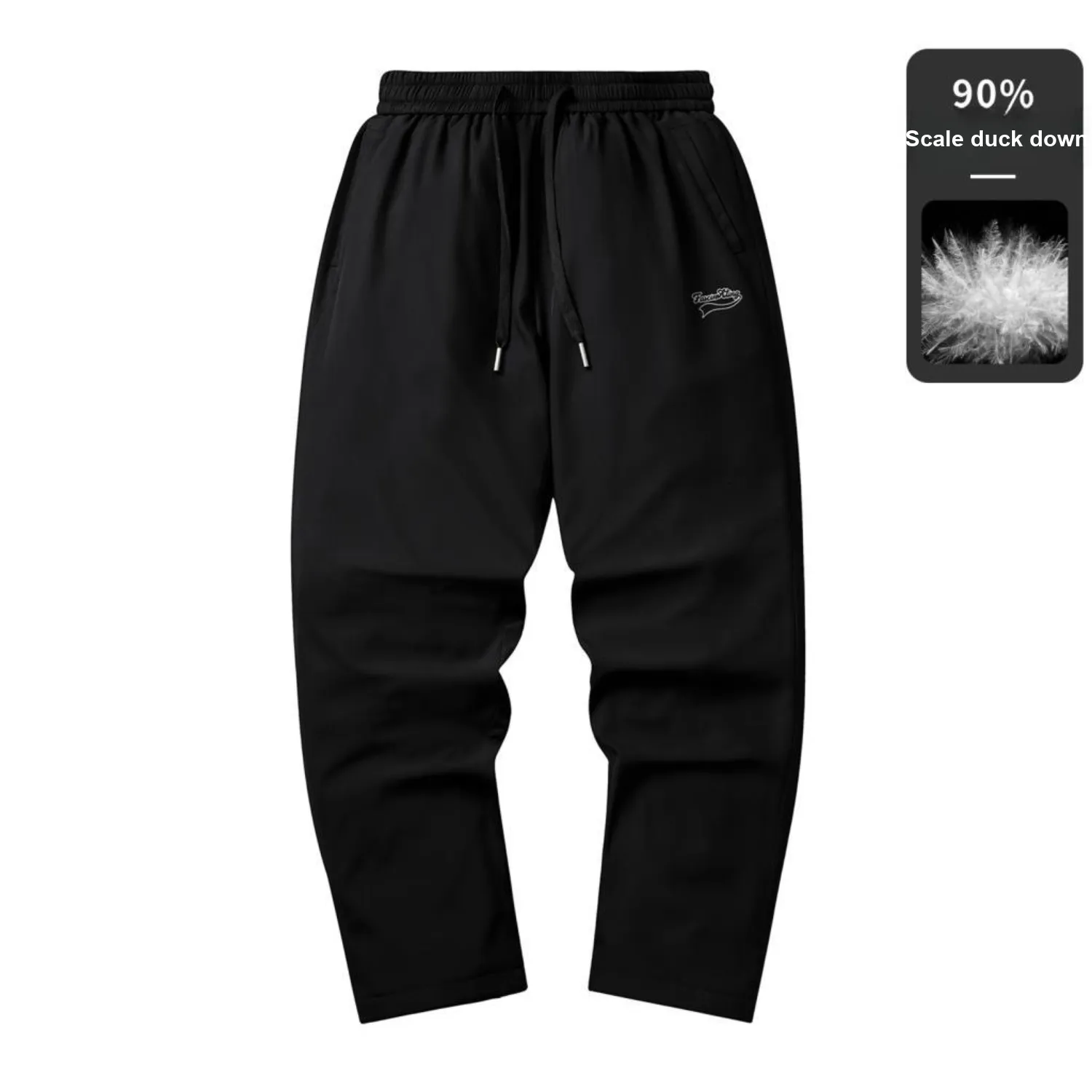 YAYA YAYA Down Pants Unisex Black