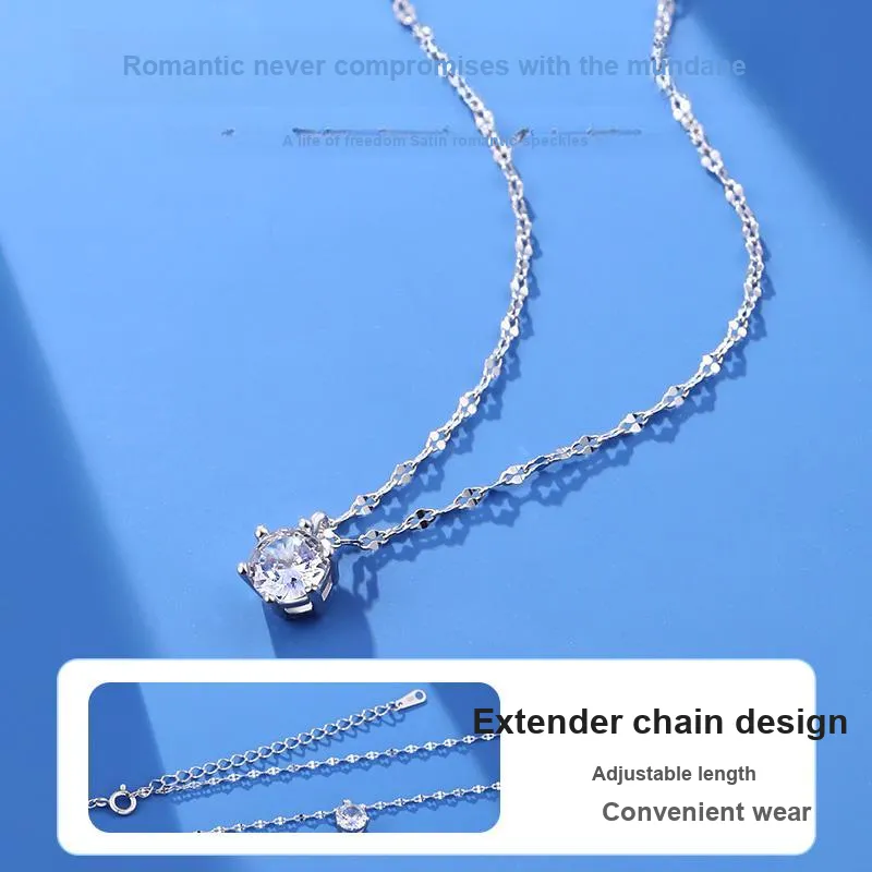 LAOYINJIANG 925 Sterling Silver Necklaces Women's-4