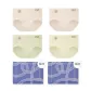 (Icon Version-4 Pack Independent Shopping Bag Included) 2 Pack Shrimp Pink+Green+Yellow