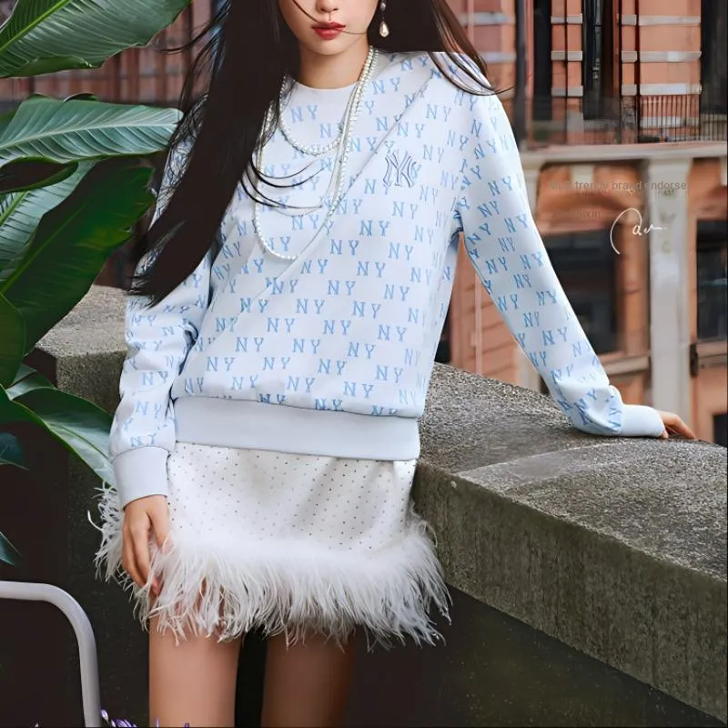 MLB SS24 Sweatshirt Unisex Cream-4