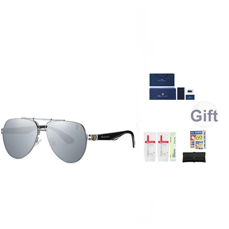 Maserati Aviator Sunglasses Unisex-21