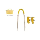 Yellow Portable+Yellow Silver Buckle Set