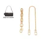 Pig Nose Extender Chain 15cm+Decorative Chain 35cm