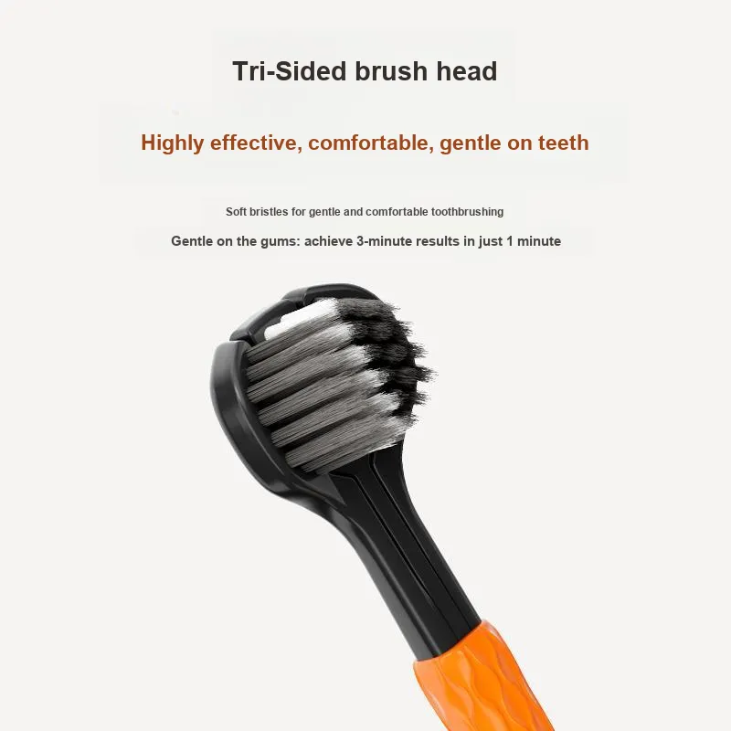 BANNER Luxe Advanced Triple-Layer Soft Velvet Toothbrushes Antibacterial Gum Protection Cleaning Tongue Gift Box Set-6