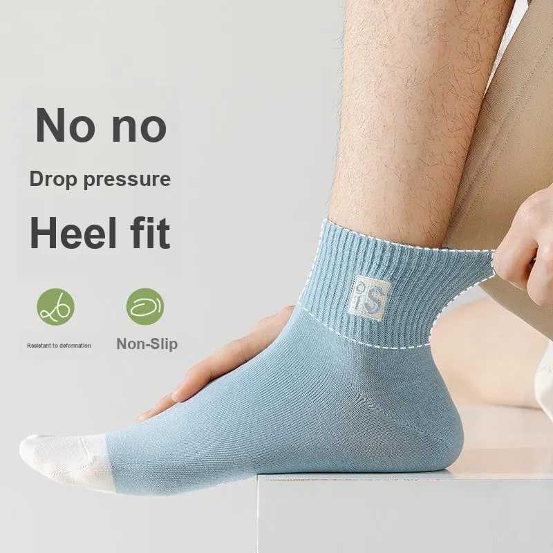 Cotton Gene Ankle Socks Men's 5 Pack-15