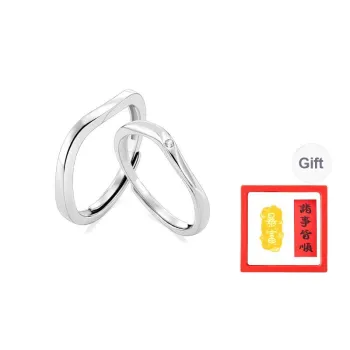 Chongqing Gold Store S999 Fine Silver Rings Unisex