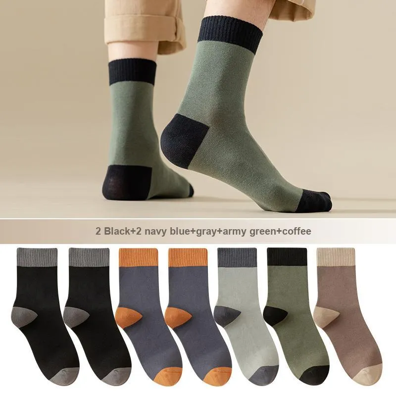 Lan Miao Mid Calf Socks Men's 7 Pack-1