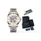 Rose Case White Dial Steel Band[Belt Clothing Sets 20mm]