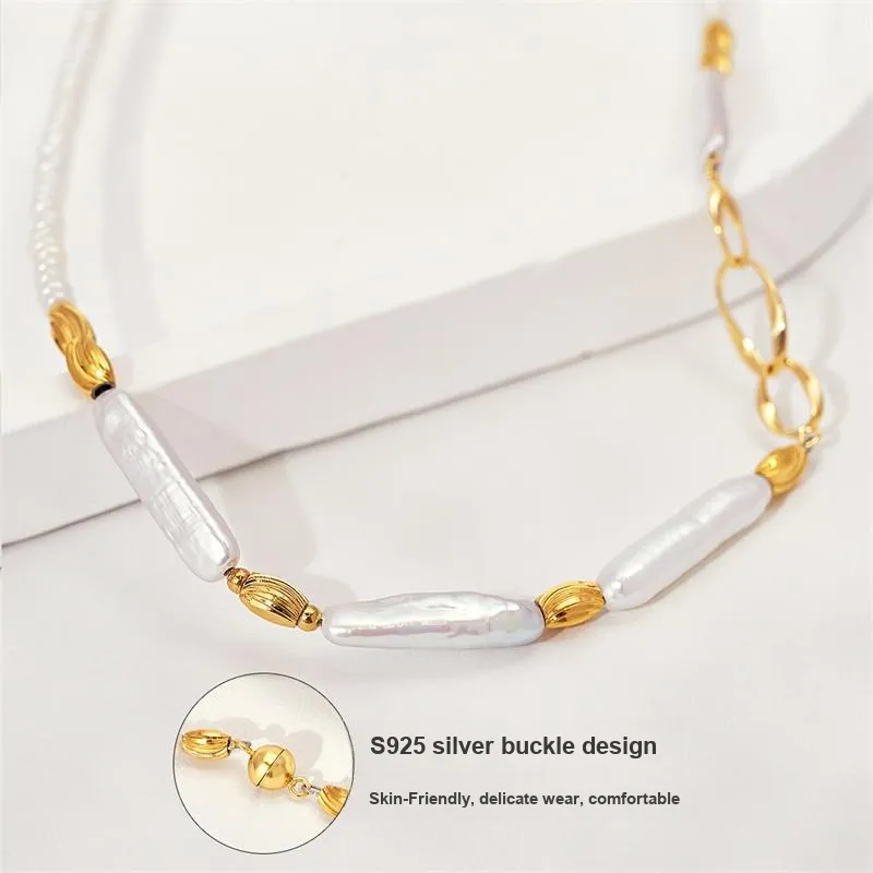 Mofei Pearl Necklaces Women's-4