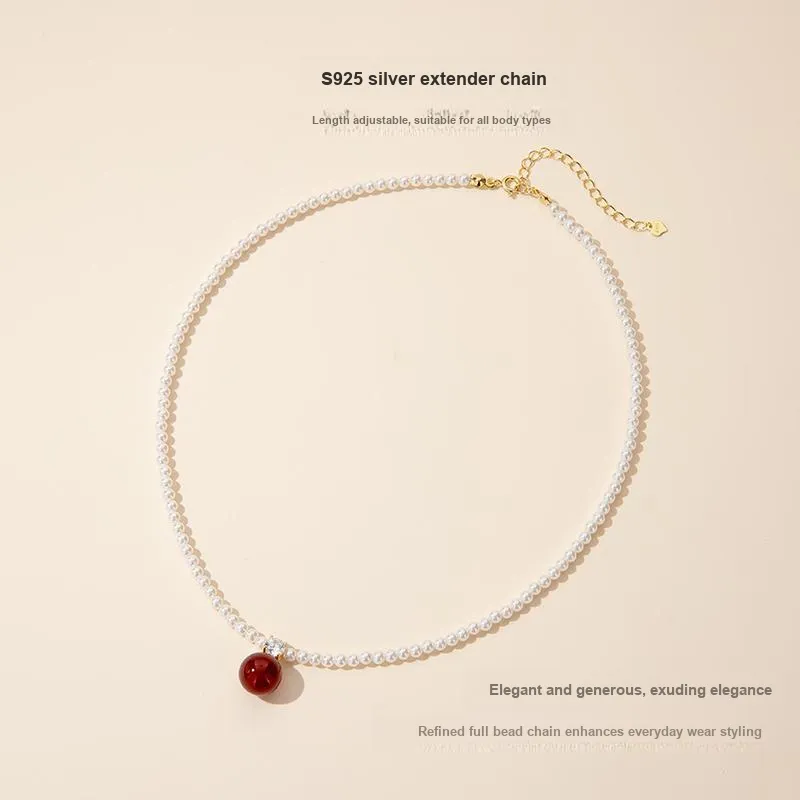 Encounter Gift Agate Jade Necklaces Women's-6