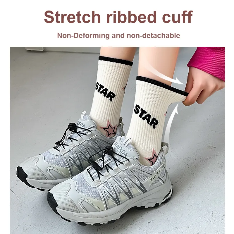 ROBINHOOD Mid Calf Socks Women's 5 Pack-4