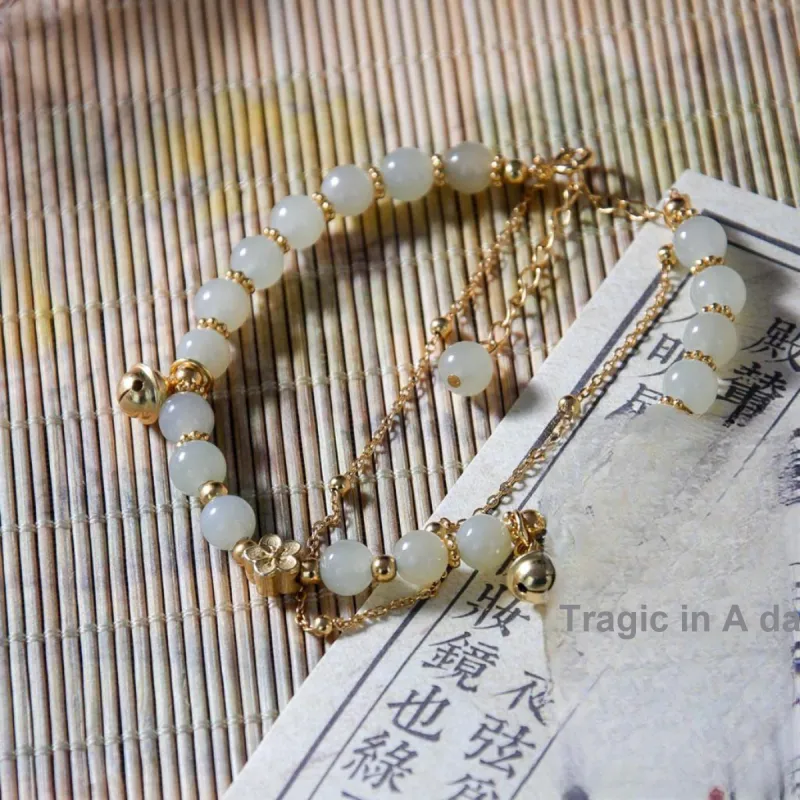 MEOBURLIY Colored Glaze Bracelets Women's-2