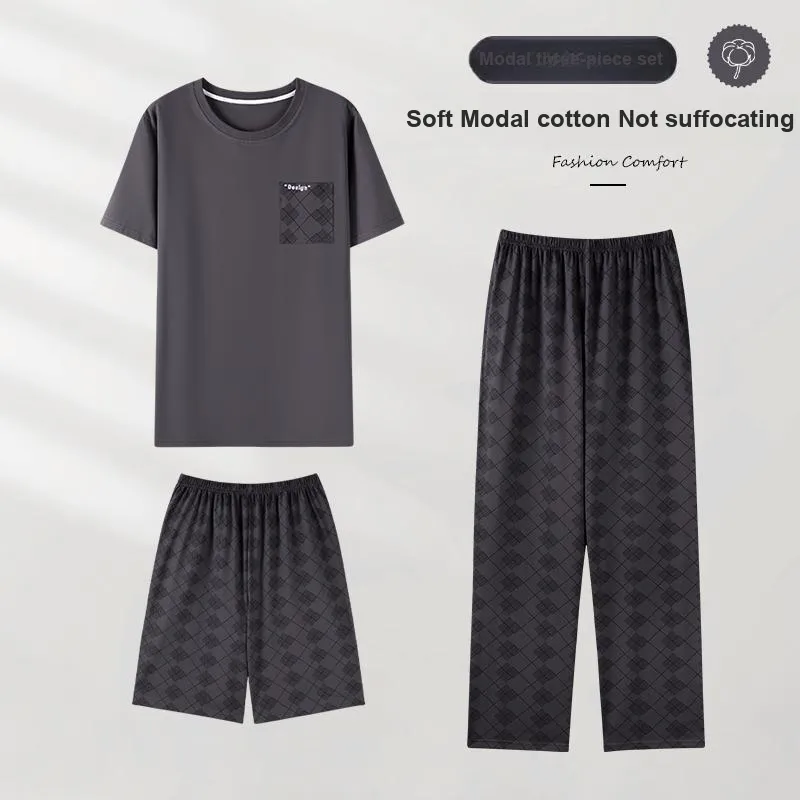William Pajama Set Men's Image Color-1