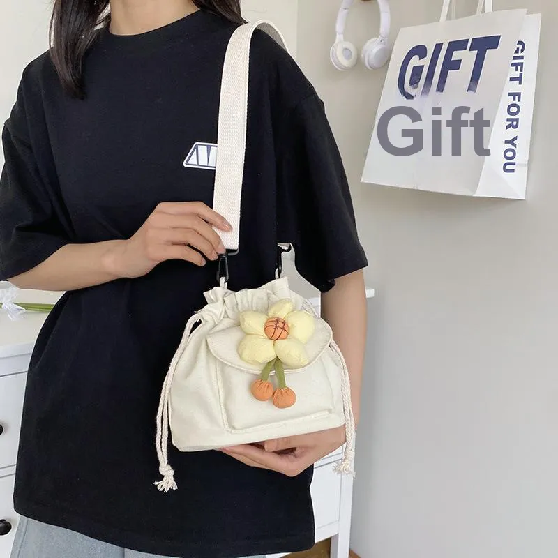 PINK·LAND Canvas Shoulder Bag Women's-1