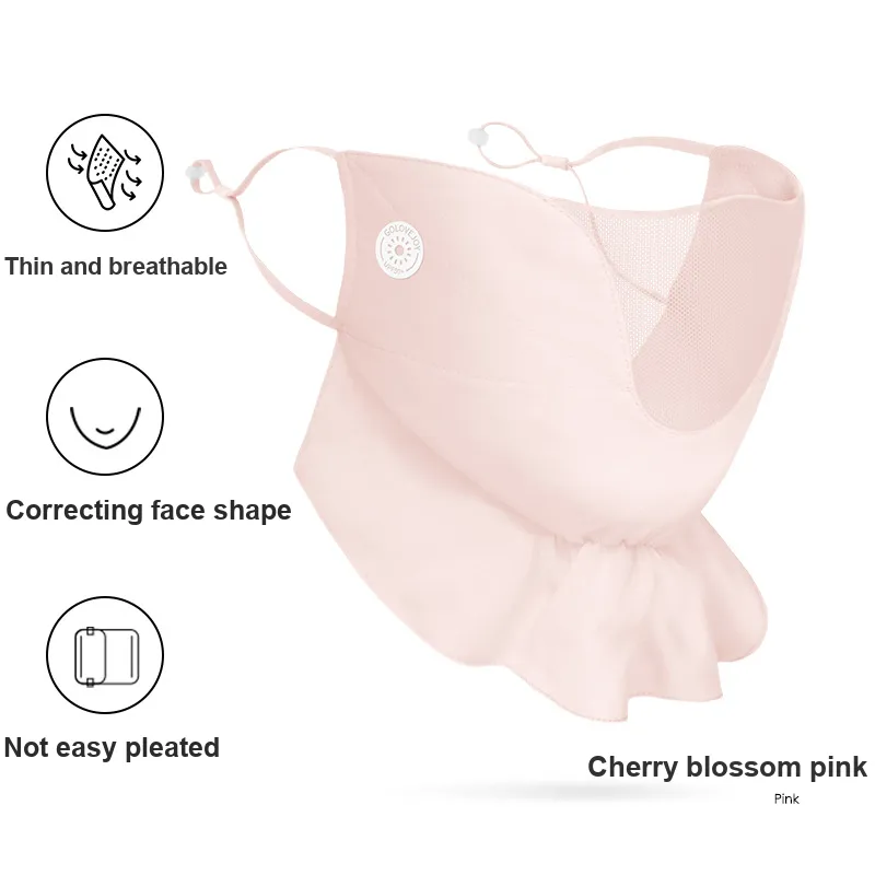 CARDANRO Chiffon Fabric Sun Protection Masks Unisex-5