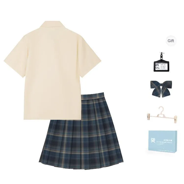Ice Cream And Whale Summer Skirt Set Women's Gift Box Set-1