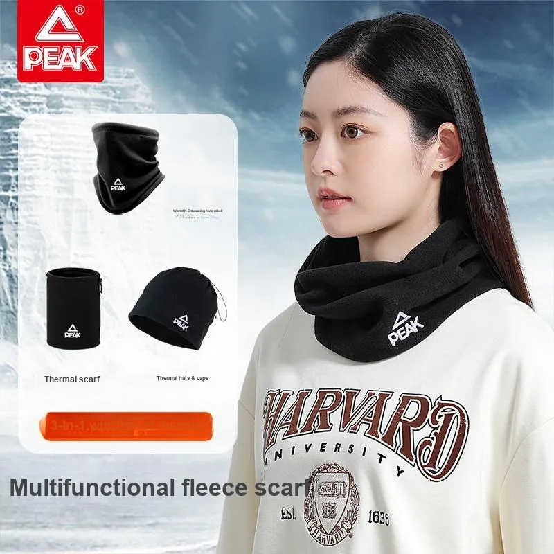 PEAK Riding Equipment Face Mask Unisex Polyester Black-1