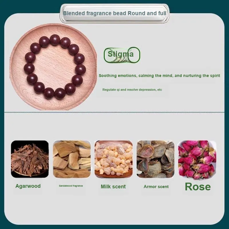 XIBAOCHUNHUA Blended Fragrance Bead Bracelets Unisex-4