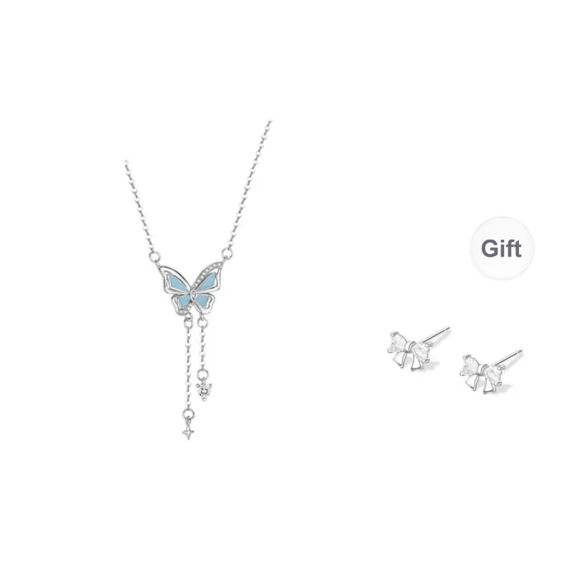 LUCA Sterling Silver Necklaces Women's-7